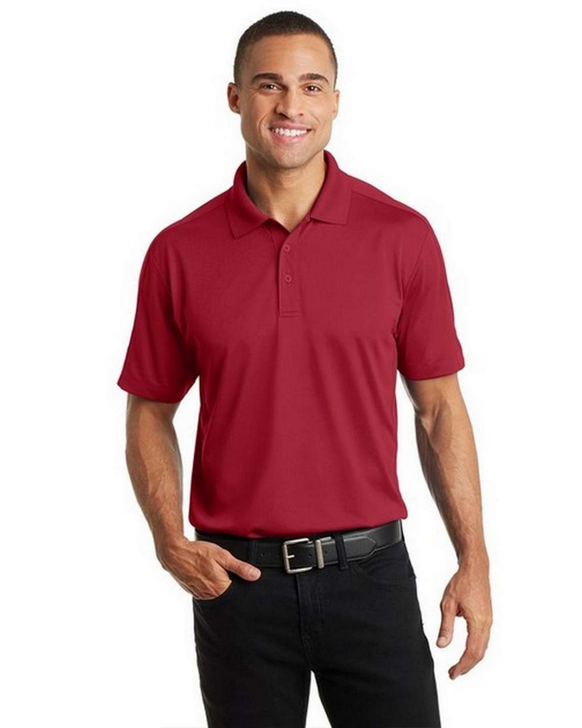 Port Authority K569 Diamond Jacquard Polo Shirt