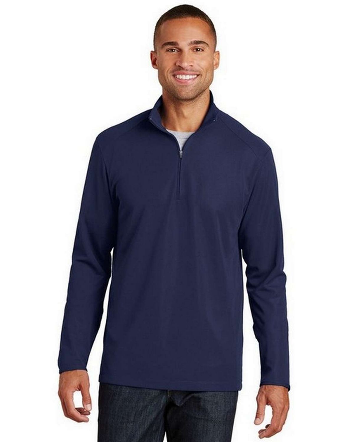 Port Authority K806 | Port Authority K806 Men's Pinpoint Mesh 1/2-Zip