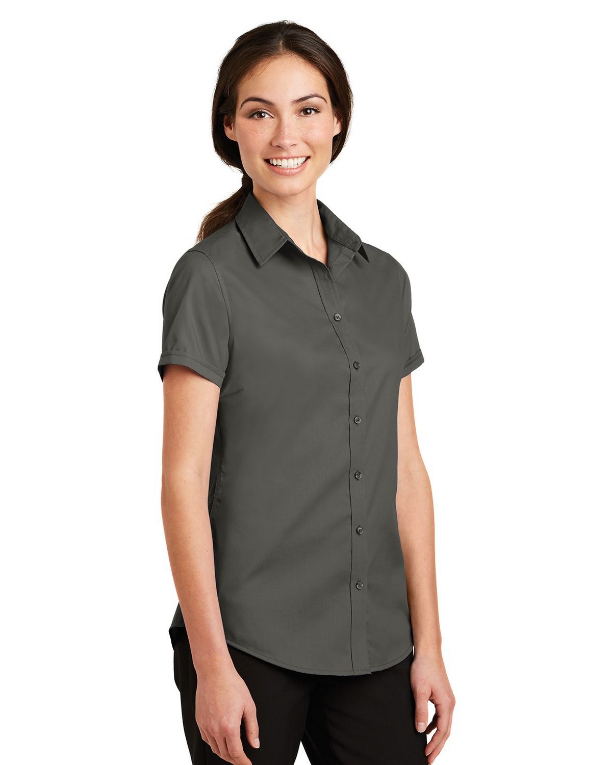 Port Authority L664 | Port Authority L664 Women's Short Sleeve SuperPro ...