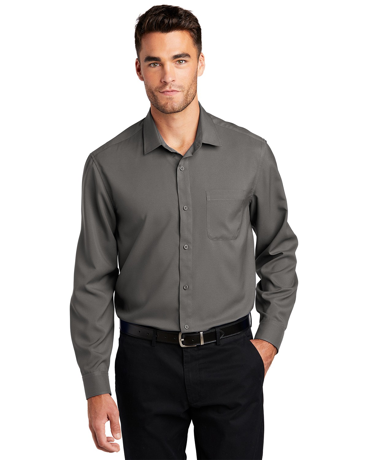 Port Authority W401 | Port Authority W401 Men's Long Sleeve Performance ...