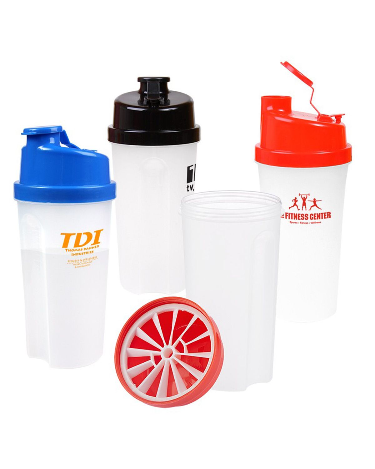 20 Oz. Plastic Fitness Shaker With Measurements Free Shipping Available