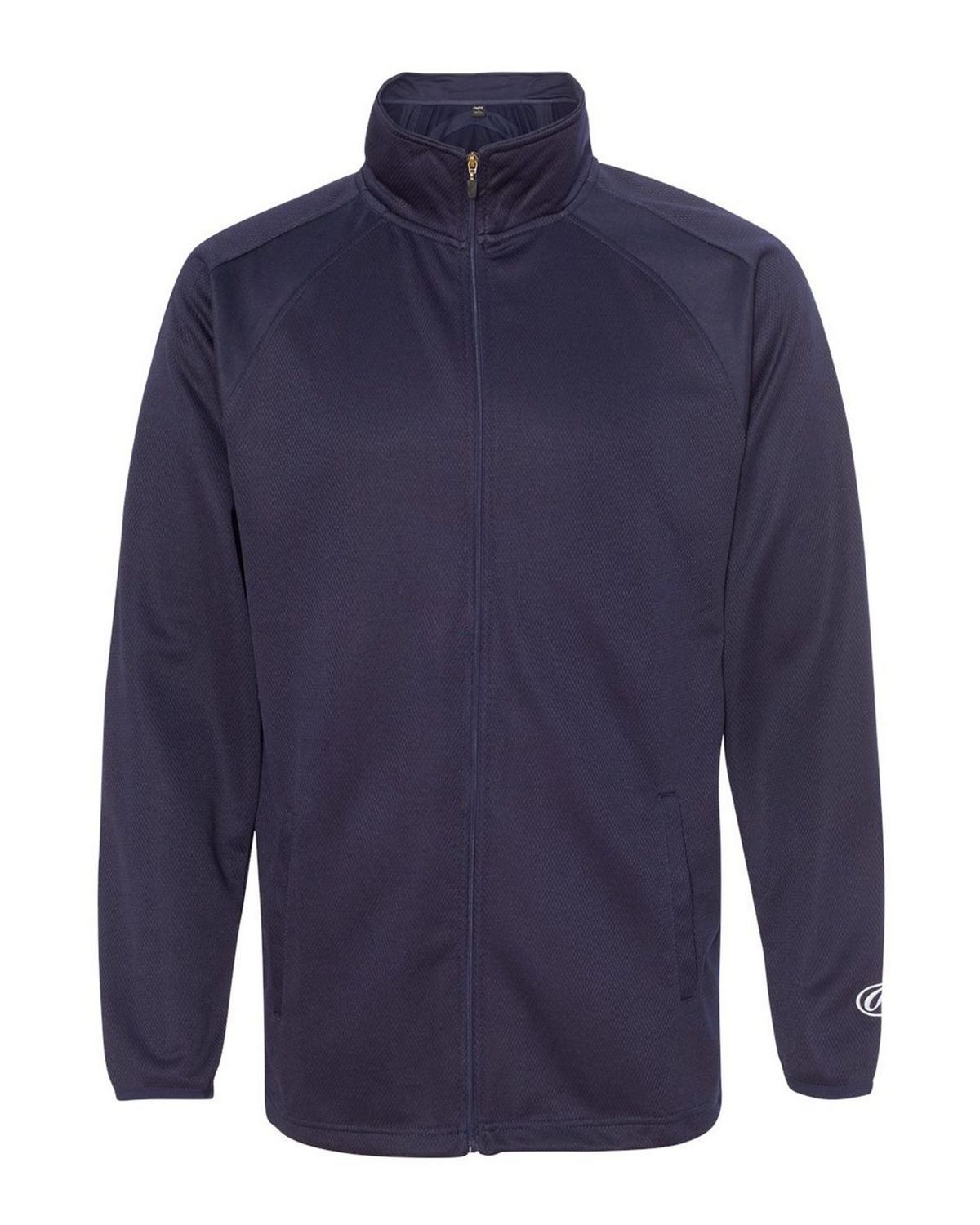 Rawlings 9761 Full-Zip Flatback Mesh Fleece Jacket
