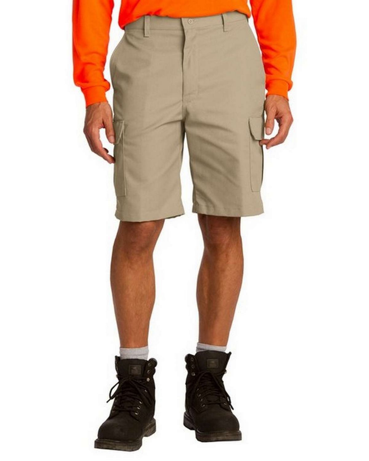 red kap cargo shorts