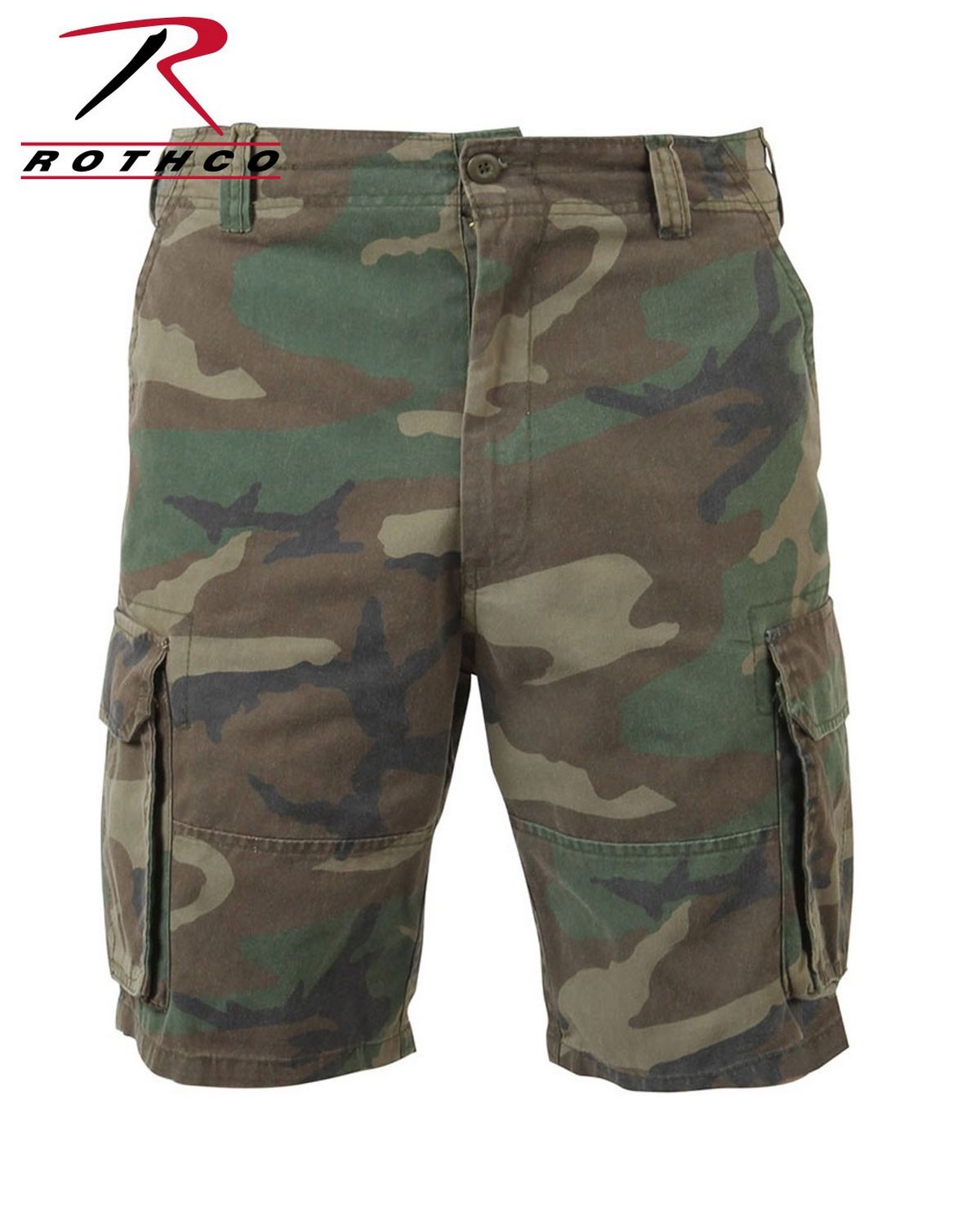 Rothco 2140 Vintage Camo Paratrooper Cargo Shorts