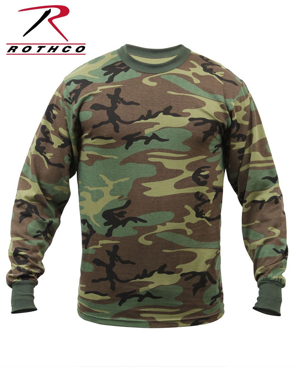 Rothco 60210 Long Sleeve Camo T-Shirt - Shop At ApparelnBags.com