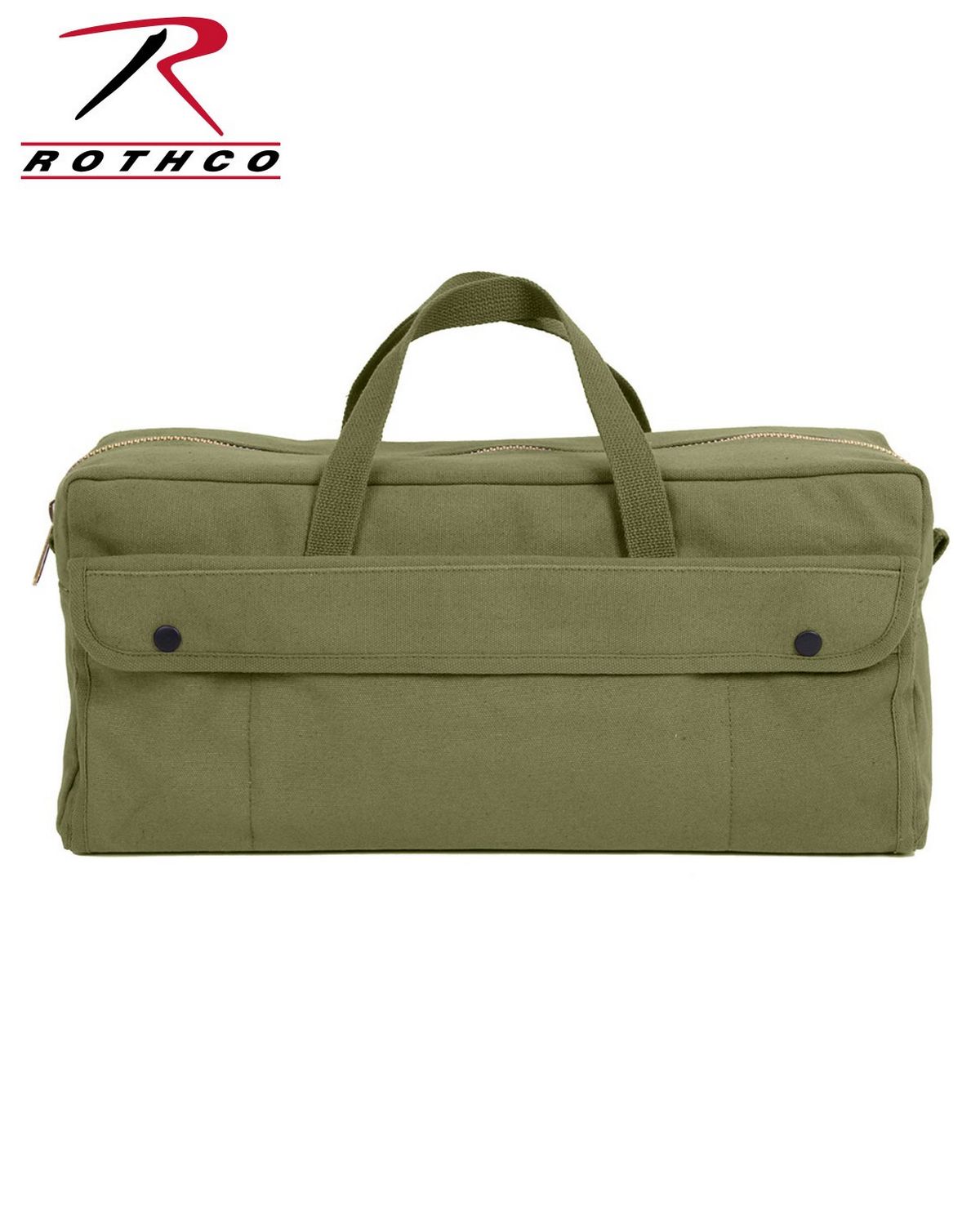 Rothco 7263 Rothco 7263 Canvas Jumbo Tool Bag With Brass Zipper
