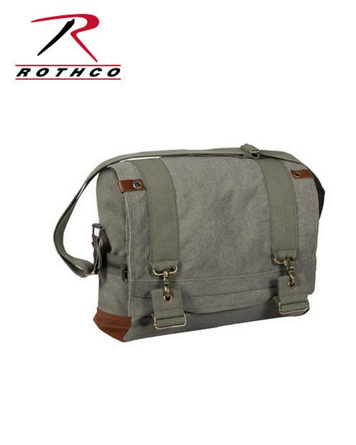 Rothco 9110 Vintage Canvas B15 Pilot Messenger Bag