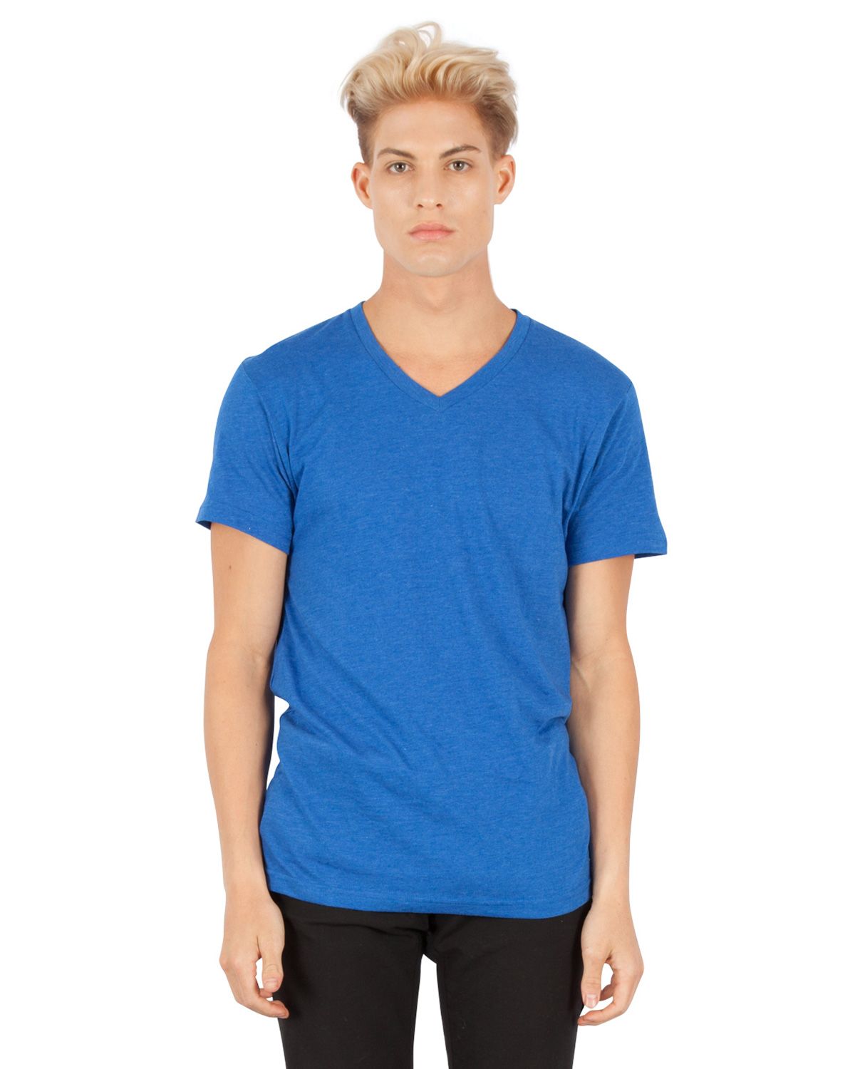 Simplex Apparel SI2320 Mens CVC V-Neck T-Shirt