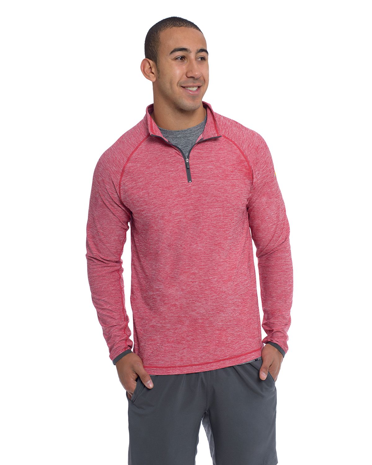 Soybu SM7478D Mens Continuum Quarter-Zip Pullover