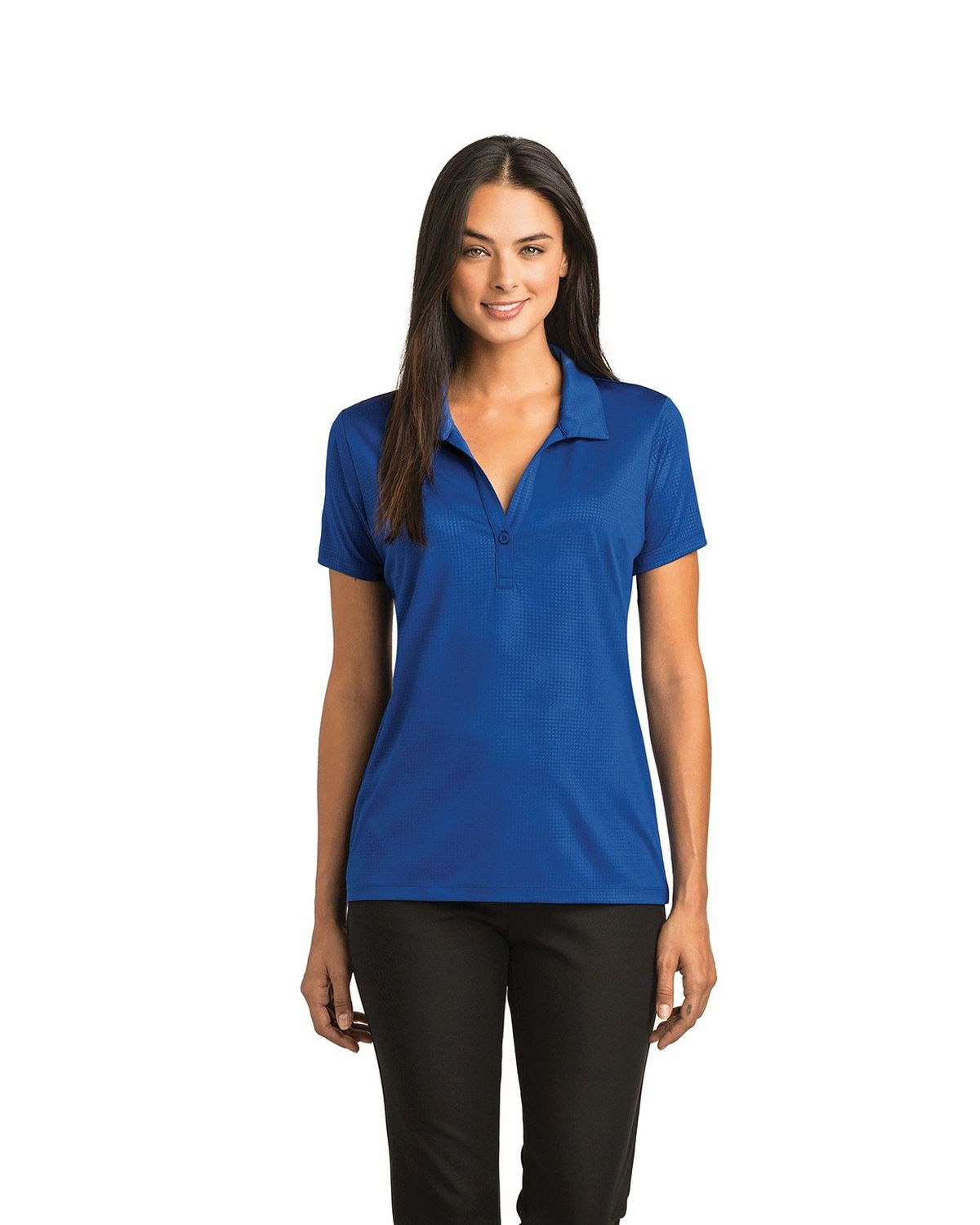 Sport-Tek LST630 Ladies Embossed PosiCharge Tough Polo