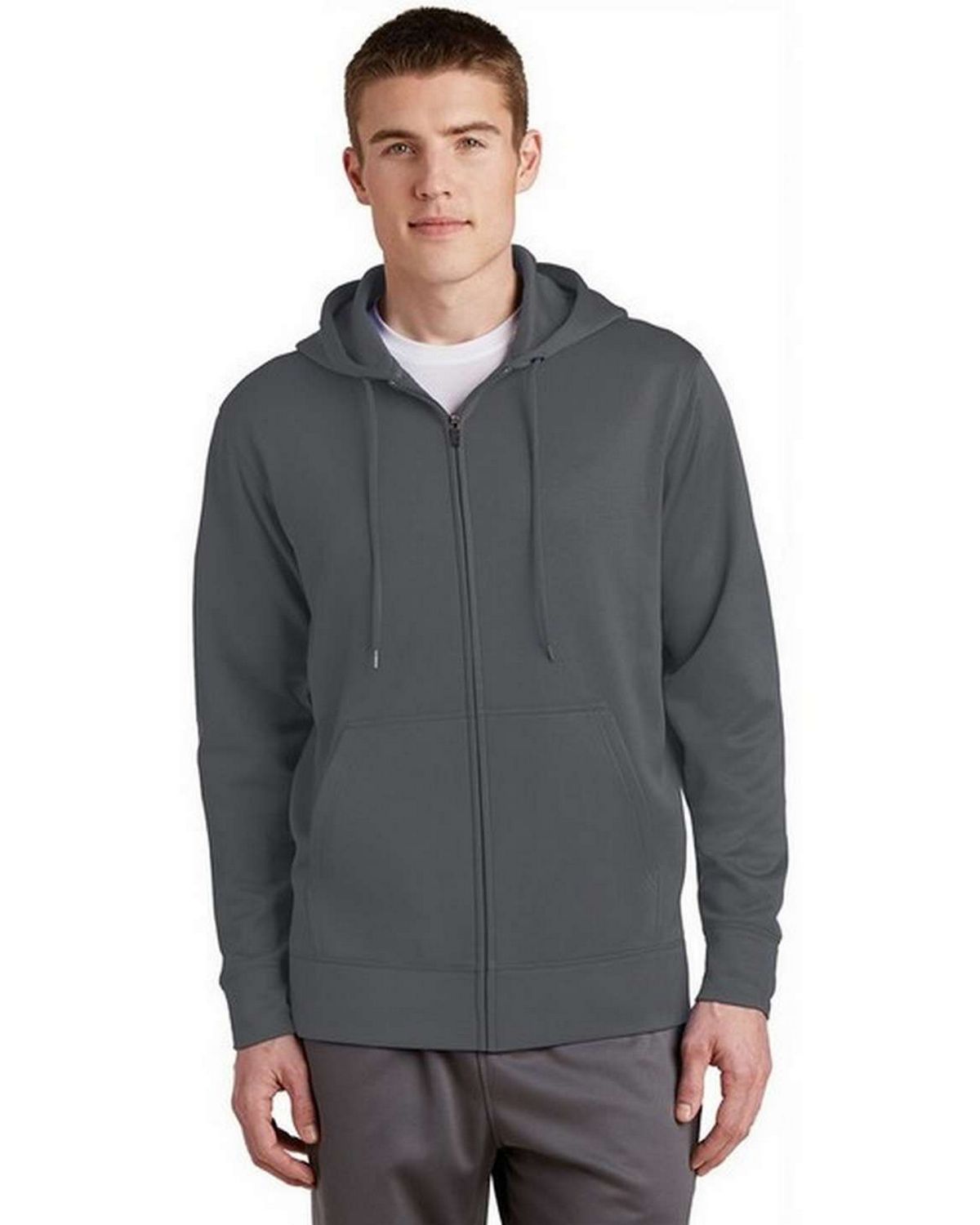 Sport-Tek ST238 | Sport-Tek ST238 Men's Sport-Wick Fleece Full-Zip ...