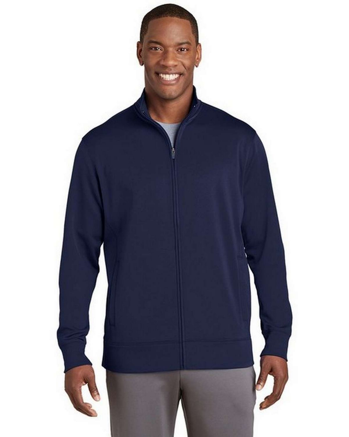 Sport-Tek ST241 | Sport-Tek ST241 Men's Sport-Wick Fleece Full-Zip Jacket