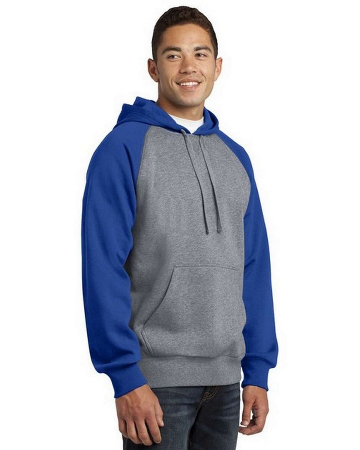 Sport-Tek ST267 | Sport-Tek ST267 Men's Raglan Colorblock Pullover ...