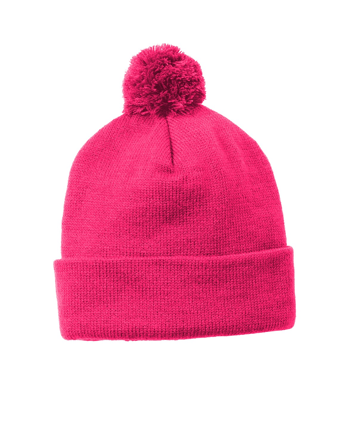 Sport-Tek STC37 | Sport-Tek STC37 Solid Pom Pom Beanie