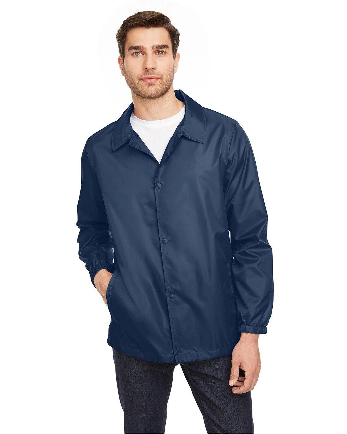 メンズウェア 8G SHOOT COACH JACKET NAVY team-365_TT75.jpg