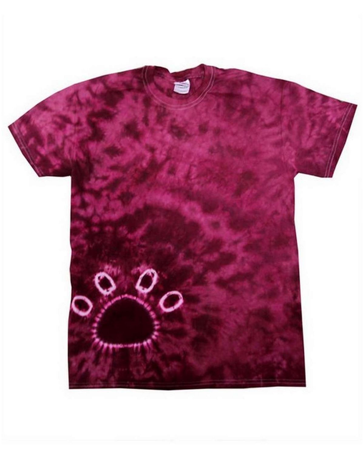 TieDye Brand 1170 TieDye 1170 Men's Paw Print Tee