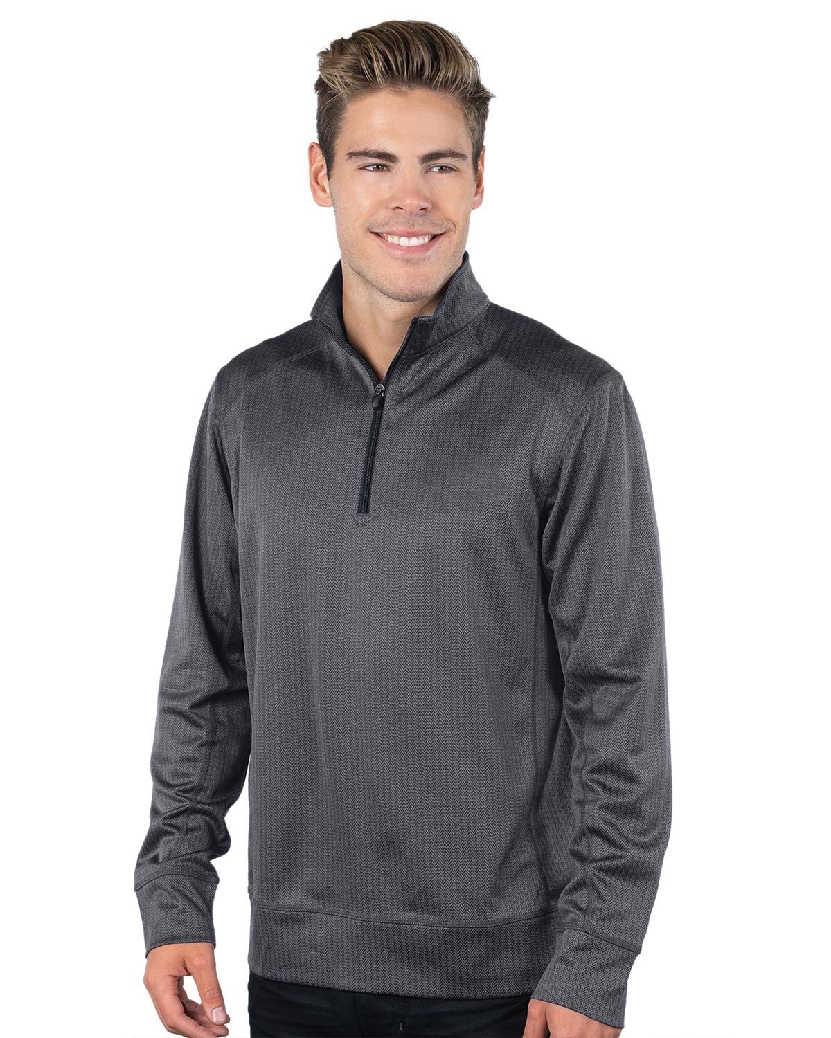 TriMountain K527 TriMountain Gold K527 Men’s Herringbone Quarter