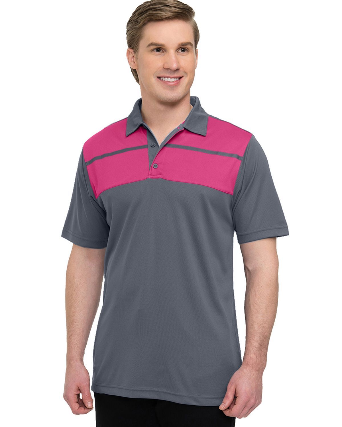 Tri-Mountain K025 | Tri-Mountain Performance K025 Men's Streak Polo Shirt