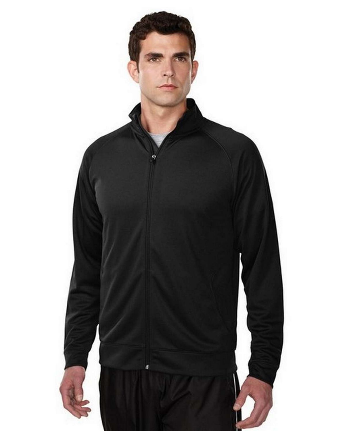 Tri-Mountain Performance K630 Men's 100% Polyester Knit Full Zip Jacket