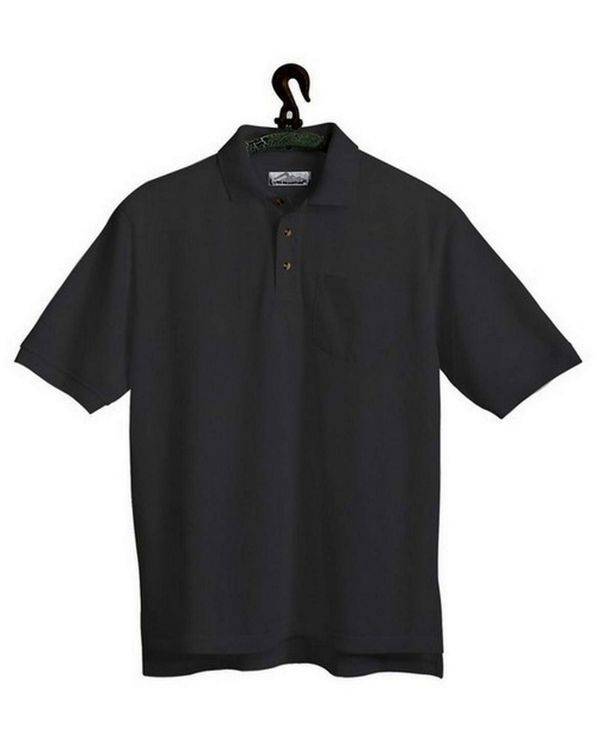 Tri-Mountain 206 Men's Stain Resistant Pique Pocketed Golf Shirt