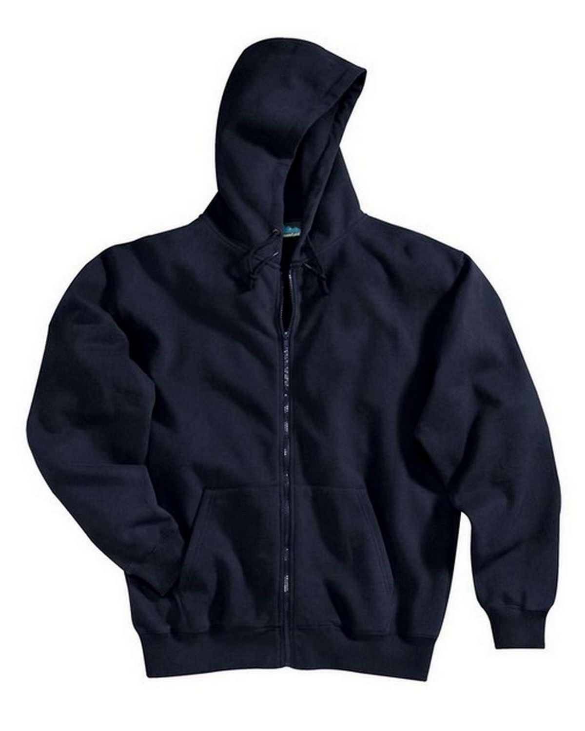Tri-Mountain 690 Cotton/poly sueded finish hooded full zip sweatshirt