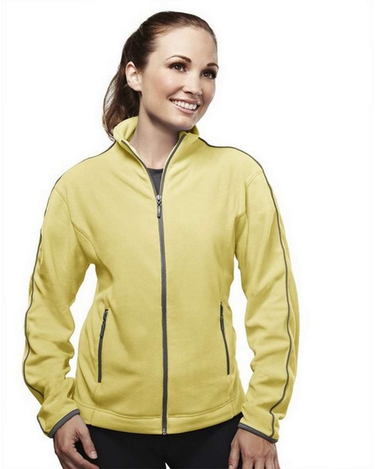 Buy Tri-Mountain 7220 Women's micro fleece jacket with trim