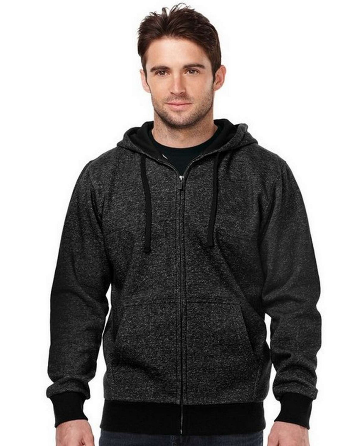Buy Tri-Mountain F676 Mens 60% Cotton 40% Polyester hooded full zip ...