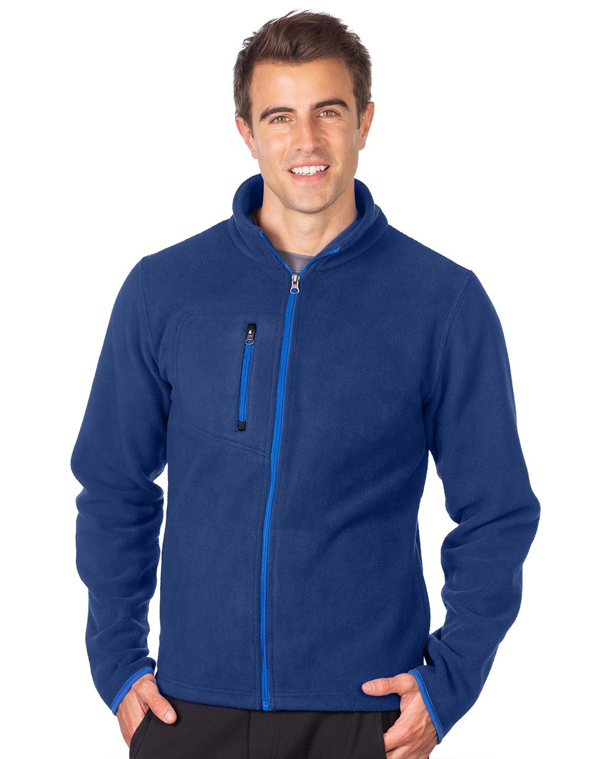 TriMountain F7688 Men’s Heavyweight Micro Fleece Jacket