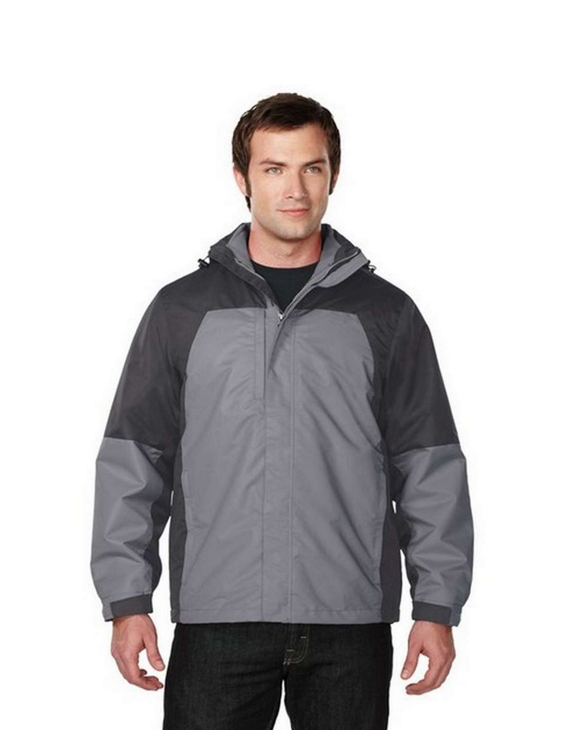 Tri-Mountain J8750 Men 2 in I 100% Polyester Jacket Inside Poly Fleece ...