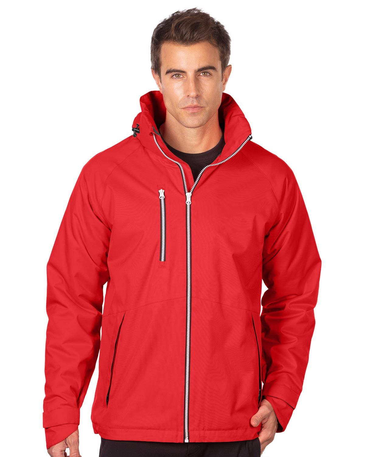 Tri-Mountain J8970 Men’s Heavyweight Polyester/Fleece Hooded Parka