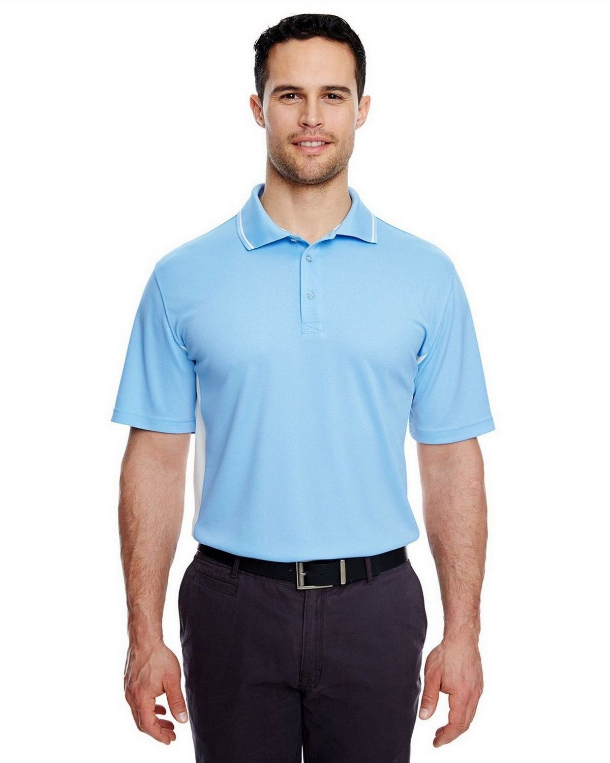 Ultraclub 8406 Adult Cool & Dry Mesh Sport Two Tone Polo