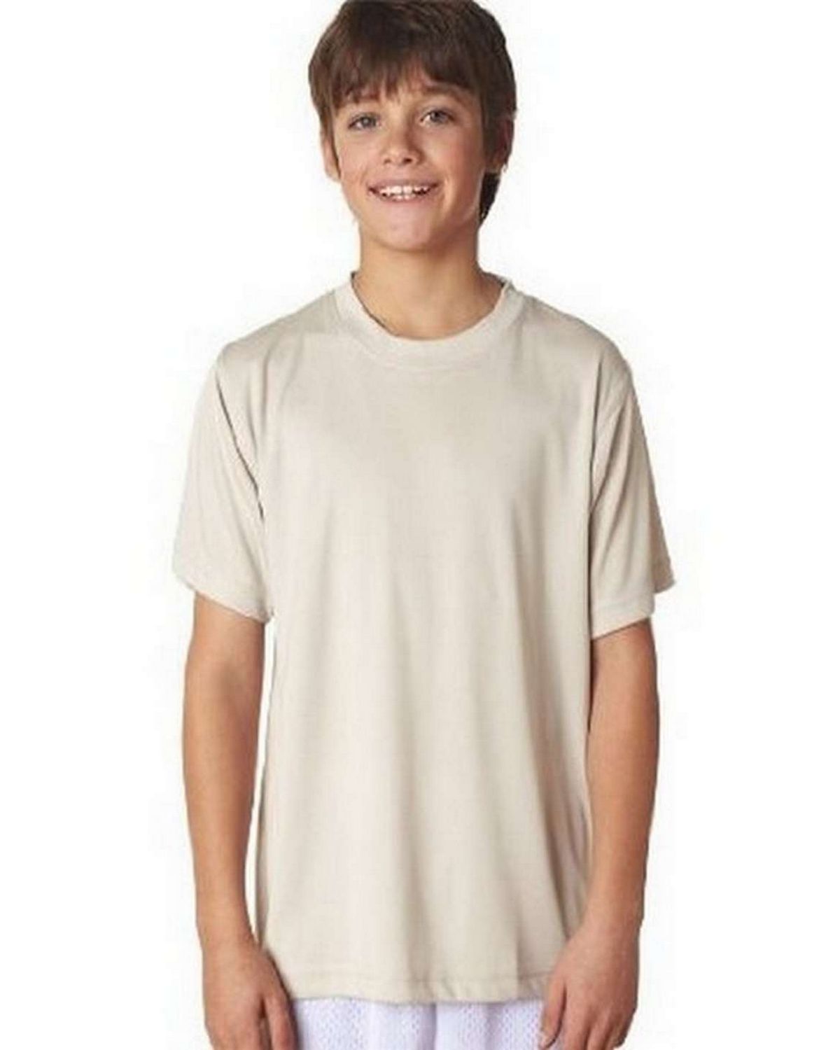 UltraClub 8420Y Youth Cool & Dry Sport Performance Interlock Tee