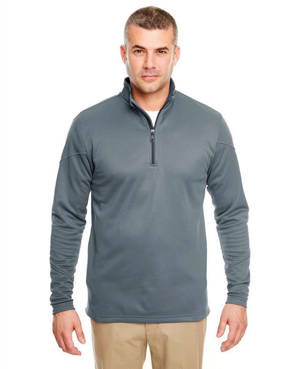 Ultraclub 8440 Poly Zip 1/4 Zip Fleece - Shop at ApparelnBags.com