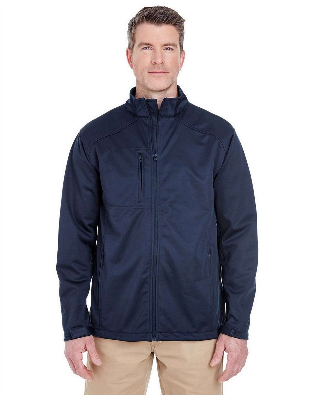 Ultraclub 8477 Softshell Solid Jacket - Shop at ApparelnBags.com