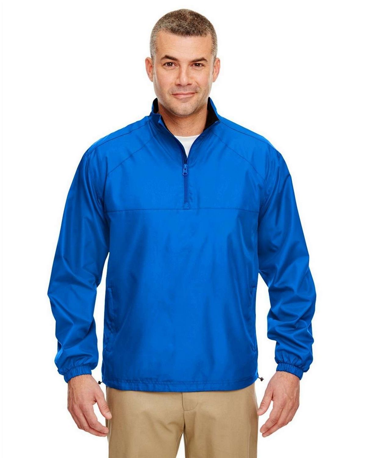 Ultraclub 8936 UC Poly 1/4 Zip Pullover - Shop at ApparelnBags.com