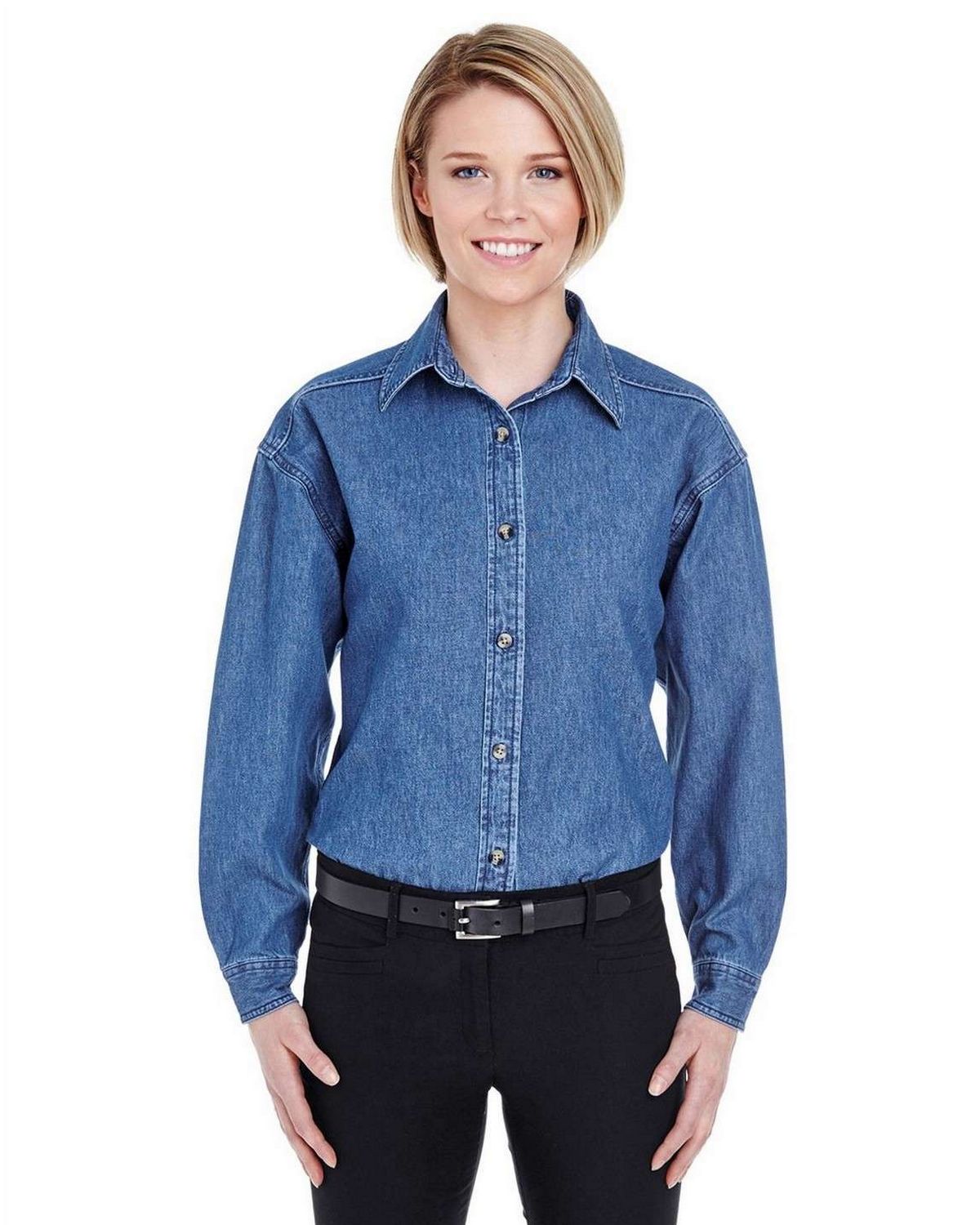 ladies denim shirts uk