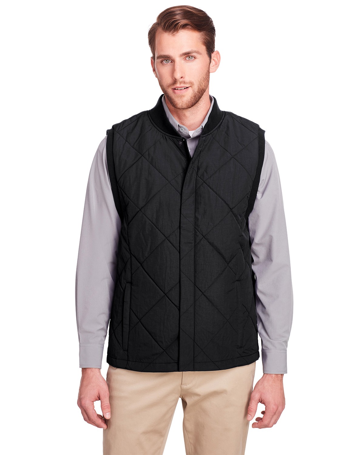 UltraClub UC709 | Ultraclub UC709 Men's Dawson Quilted Hacking Vest