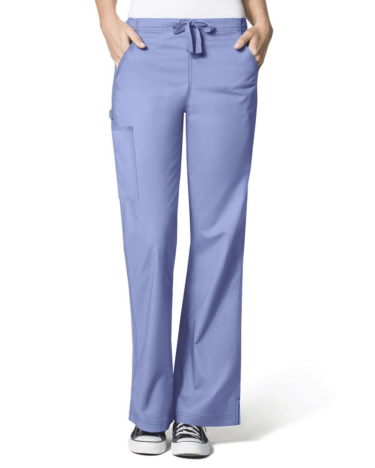 Wonderwink 5308P Women's Petite Grace - Flare Leg Cargo Pant