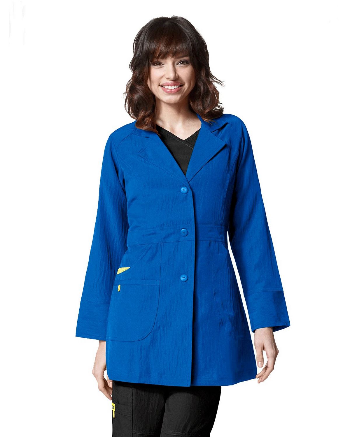 Wonderwink 7004 Wonderwink 7004 Womens Stretch Lab Coat 1784