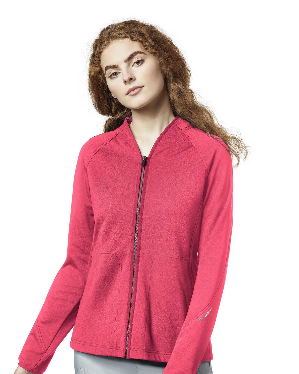 Womens Fleece Full Zip Jacket – Wink Scrubs