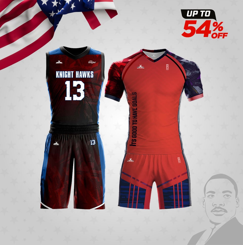 shop sports team uniforms- 15% off MLK sale