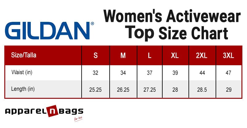 Gildan - Size Chart