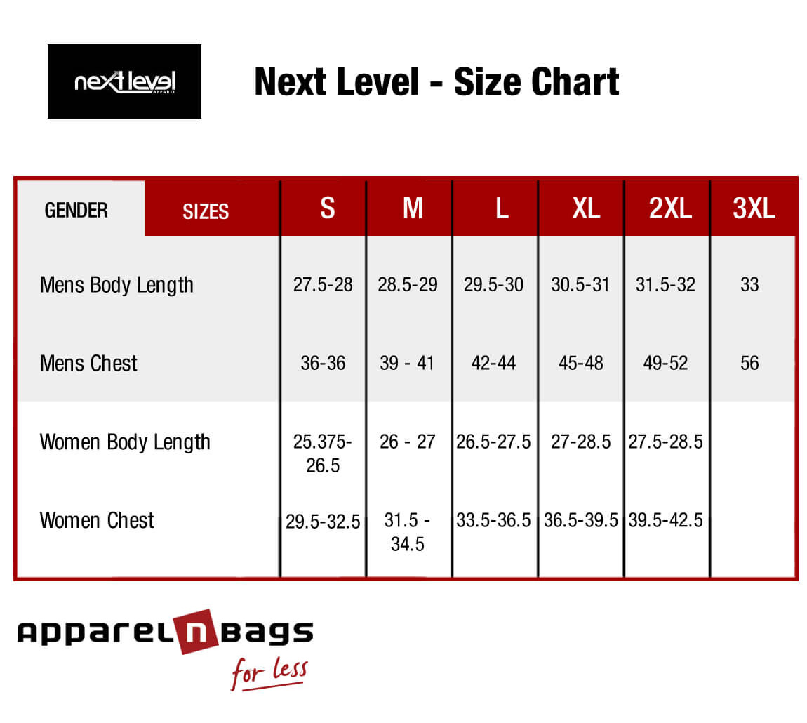 https://a5e8126a499f8a963166-f72e9078d72b8c998606fd6e0319b679.ssl.cf5.rackcdn.com/images/sizecharts/next-level.jpg