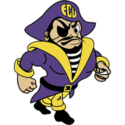 Men's Champion Purple ECU Pirates Icon Logo Basketball Jersey T-Shirt