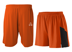 shop custom orange shorts