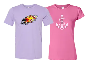 Shop Custom Crew Neck T-Shirt For Women
