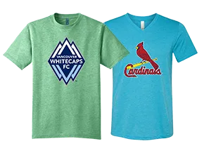Shop Custom Tri-Blend T-Shirts For Men