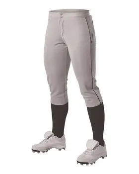 ALL-STAR BSP4 RED PINSTRIPE BASEBALL/SOFTBALL PANTS (VARIOUS SIZES)