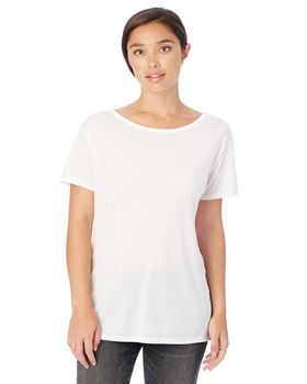 Alternative 3098B2 Ladies Cross-Back Slinky Jersey T-Shirt