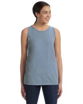 Authentic Pigment 1972 Women's 5.6 oz. Pigment-Dyed & Direct-Dyed Ringspun Tank